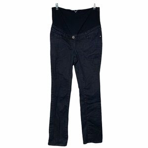 Boden maternity black jeans Sz 8 R black